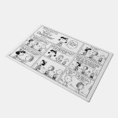 Linus vertelt Lucy dat ze Crabby is Deurmat (Schuin)