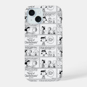 Linus vertelt Lucy dat ze Crabby is iPhone 15 Case (Achterkant)