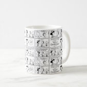 Linus vertelt Lucy dat ze Crabby is Koffiemok (Voorkant rechts)