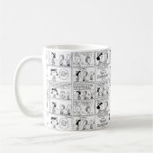 Linus vertelt Lucy dat ze Crabby is Koffiemok (Links)