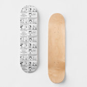 Linus vertelt Lucy dat ze Crabby is Persoonlijk Skateboard (Voorkant)