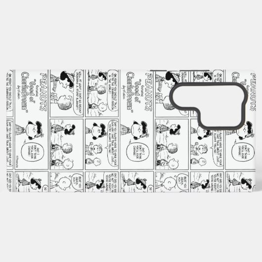 Linus vertelt Lucy dat ze Crabby is Samsung Galaxy Hoesje (Achterkant horizontaal)