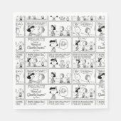 Linus vertelt Lucy dat ze Crabby is Servet (Voorkant)