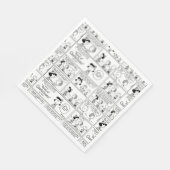 Linus vertelt Lucy dat ze Crabby is Servet (Hoek)