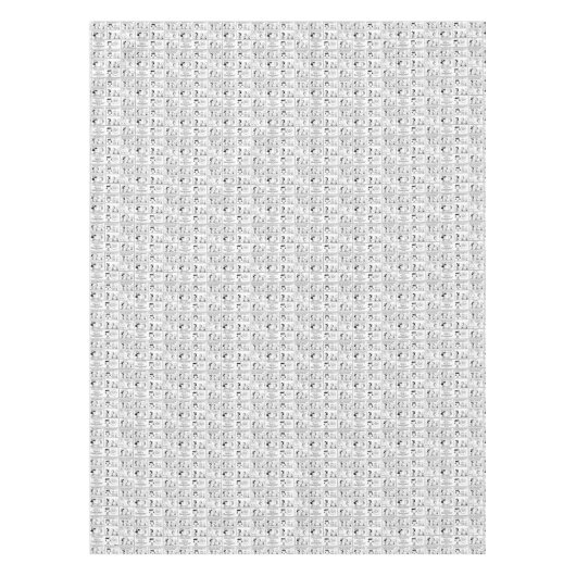 Linus vertelt Lucy dat ze Crabby is Tafelkleed (Voorkant)