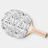 Linus vertelt Lucy dat ze Crabby is Tafeltennisbatje (Zijkant)