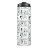 Linus vertelt Lucy dat ze Crabby is Thermosbeker (Voorkant)