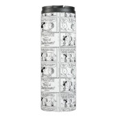 Linus vertelt Lucy dat ze Crabby is Thermosbeker (Achterkant)