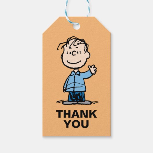 Linus Waving Cadeaulabel (Voorkant)