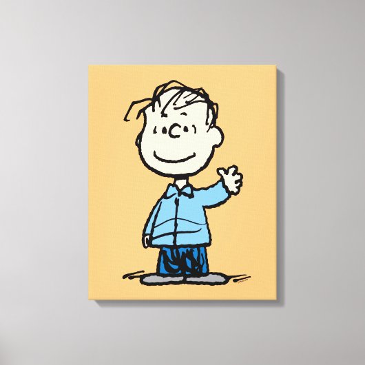 Linus Waving Canvas Afdruk (Voorkant)
