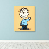 Linus Waving Canvas Afdruk (Insitu (Houten vloer))