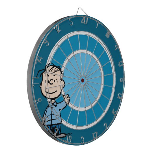 Linus Waving Dartbord (Voorkant Links)