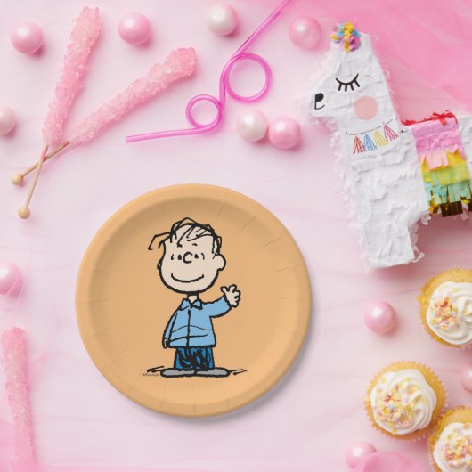 Linus Waving Papieren Bordje (Feest)