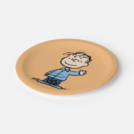 Linus Waving Papieren Bordje (Gekanteld)