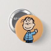 Linus Waving Ronde Button 5,7 Cm (Voorkant /achterkant)