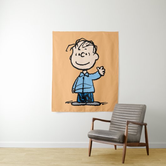 Linus Waving Wandkleed (In situ)