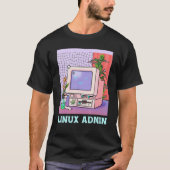Linux Admin Linux Penguin  Linux Information Skill T-shirt (Voorkant)