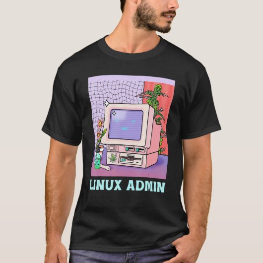 Linux Admin Linux Penguin  Linux Information Skill T-shirt (Voorkant)