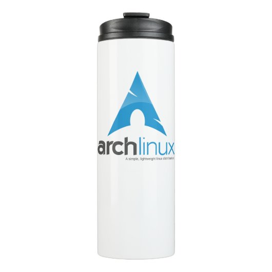 Linux - Arch Linux Thermal Tumbler Thermosbeker (Voorkant)