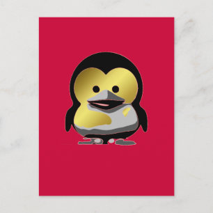 Linux Baby Tux d'Or Briefkaart