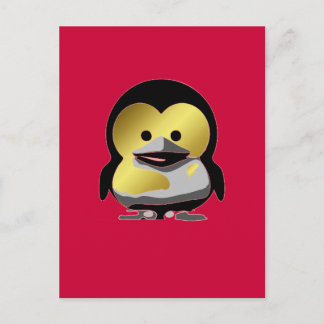 Linux Baby Tux d'Or Briefkaart