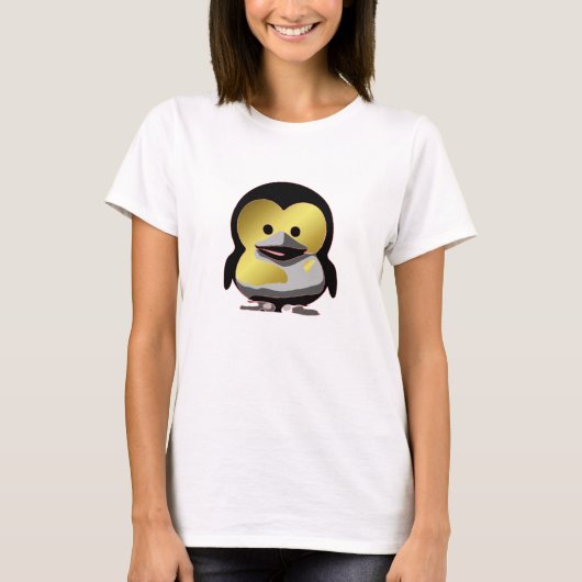 Linux Baby Tux d'Or T-shirt (Voorkant)