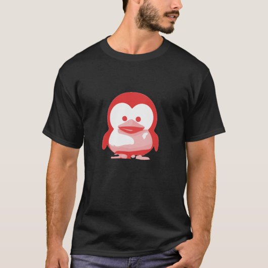 Linux Baby Tux: Red Edition T-shirt (Voorkant)