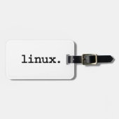 linux. bagagelabel (Voorkant horizontaal)