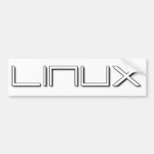 LINUX BUMPERSTICKER (Voorkant)
