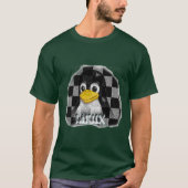 LINUX CHECKERDE STONE T-SHIRT (Voorkant)
