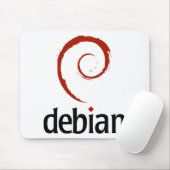 Linux Debian Mousepad Muismat (Met muis)