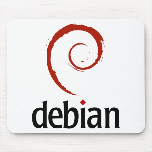 Linux Debian Mousepad Muismat (Voorkant)