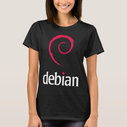 Linux Debian-T - shirts (Voorkant)