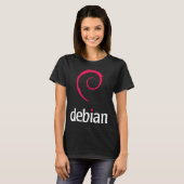 Linux Debian-T - shirts (Voorkant volledig)