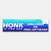 Linux Distro Community Bumpersticker (Voorkant)
