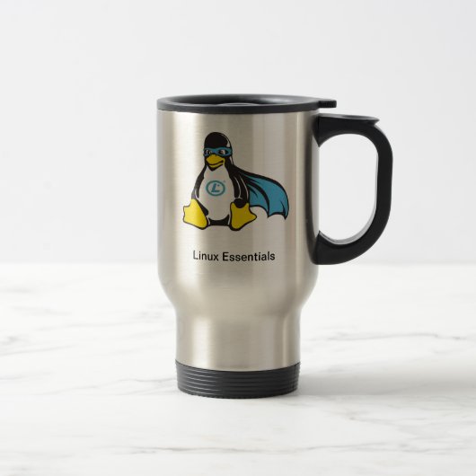 Linux Essentials Travel Mug V3 Reisbeker (Rechts)