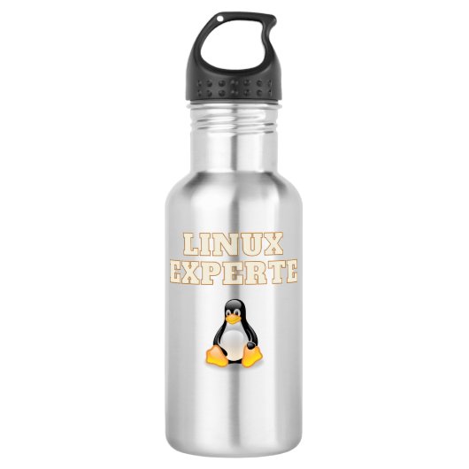 Linux-expert Waterfles (Voorkant)