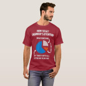 Linux Fish Windows Funny Tech Humor T T-shirt (Voorkant volledig)