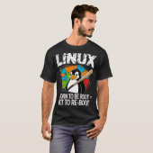 Linux - Geboren om root te zijn T-shirt (Voorkant volledig)