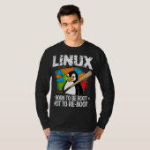 Linux - Geboren om root te zijn T-shirt (Voorkant volledig)