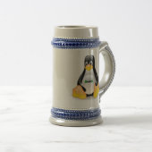 Linux Geek Stein Bierpul (Voorkant rechts)
