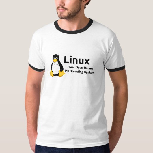 Linux: Gratis, open-source T-shirt (Voorkant)