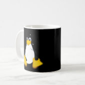 Linux grijs klein koffiemok (Voorkant links)