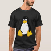 Linux grijs klein t-shirt (Voorkant)