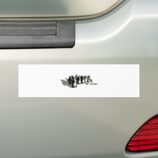Linux-groep Bumpersticker (Op auto)