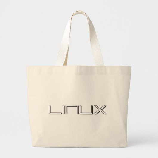 LINUX GROTE TOTE BAG (Voorkant)
