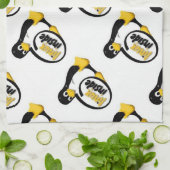 LINUX INSIDE Tux the Linux Penguin Logo Theedoek (Gevouwen)