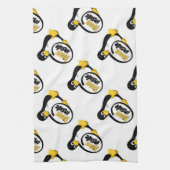 LINUX INSIDE Tux the Linux Penguin Logo Theedoek (Verticaal)