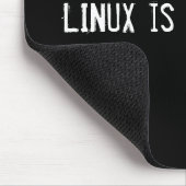 LINUX is het antwoord Muismat (Hoek)