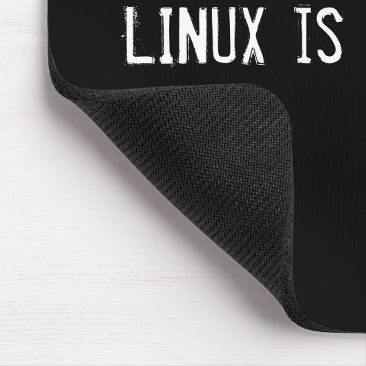 LINUX is het antwoord Muismat (Hoek)